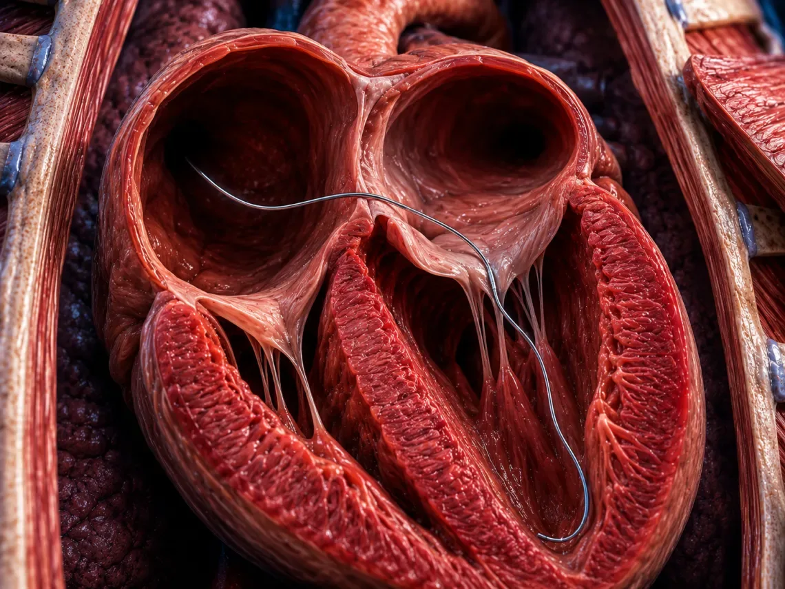 24 anni dopo il bypass scoprono un filo che attraversa il cuore