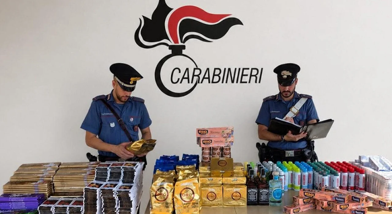 440 tavolette di cioccolato e superalcolici rubati nei supermercati: blitz nel Bellunese, sequestro da 4.000 euro