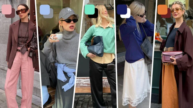 5 abbinamenti di colore per i look da rientro a settembre