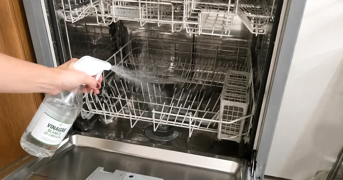 Aceto bianco nella lavastoviglie: il metodo con 2 tazze per eliminare grasso e calcare
