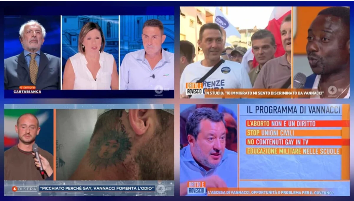 Alcune immagini da Rete 4