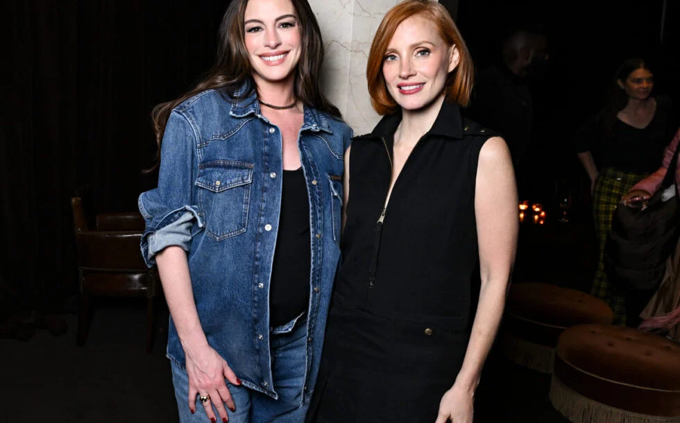 Anne Hathaway and Jessica Chastain