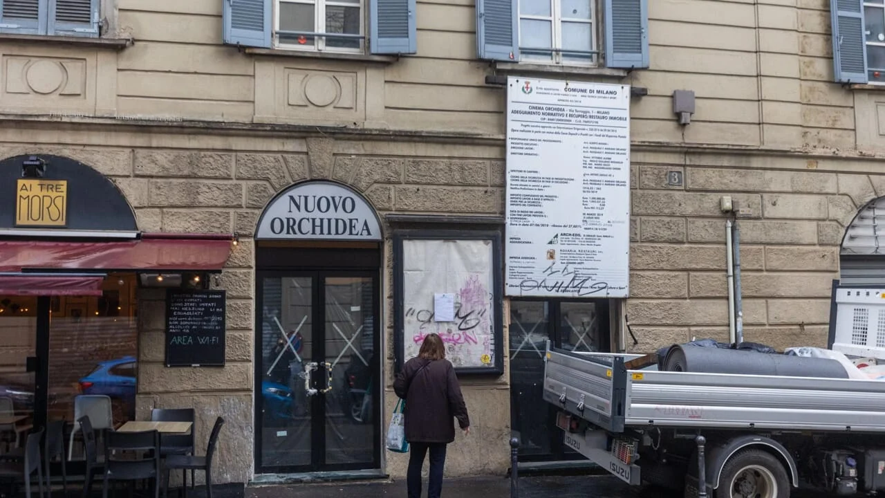 Bando da 258mila euro e 772 metri quadri: Milano riapre lo storico Cinema Orchidea