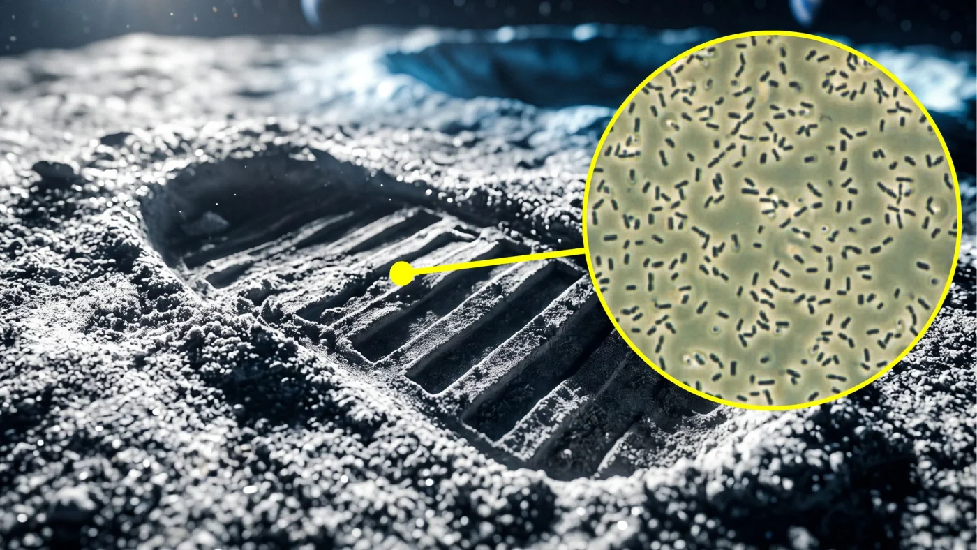 Batteri terrestri vivi sulla Luna: la NASA individua 5 microrganismi capaci di resistere al Polo Sud
