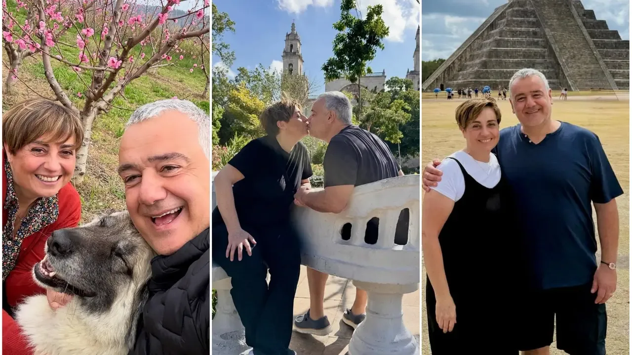 Benedetta Rossi e il marito Marco Gentili, la loro storia è iniziata nel 1997 (foto Instagram)