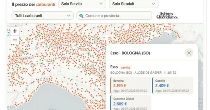 Caro carburanti: ecco la mappa interattiva per trovare il distributore più conveniente