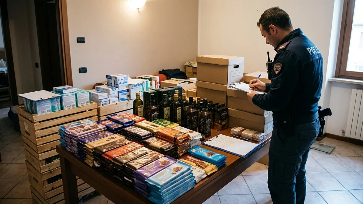 Merce rubata sequestrata dai Carabinieri durante una perquisizione
