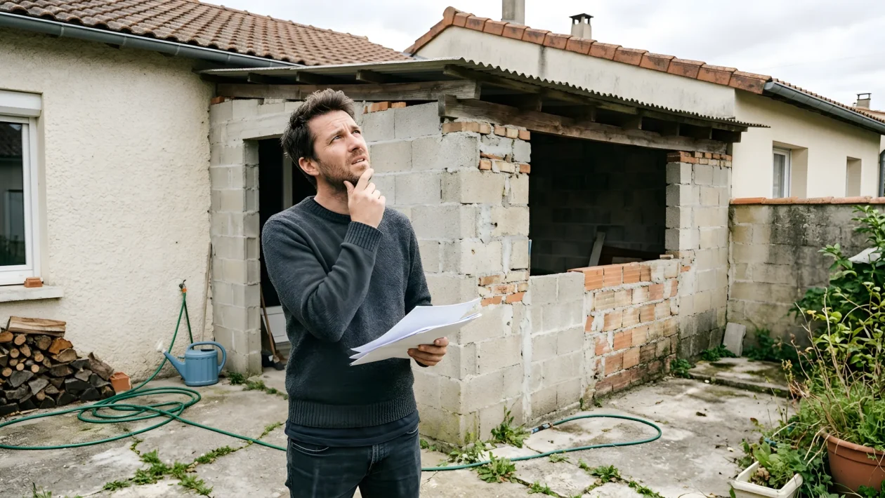 Documenti catastali e planimetria di un immobile con irregolarità urbanistiche