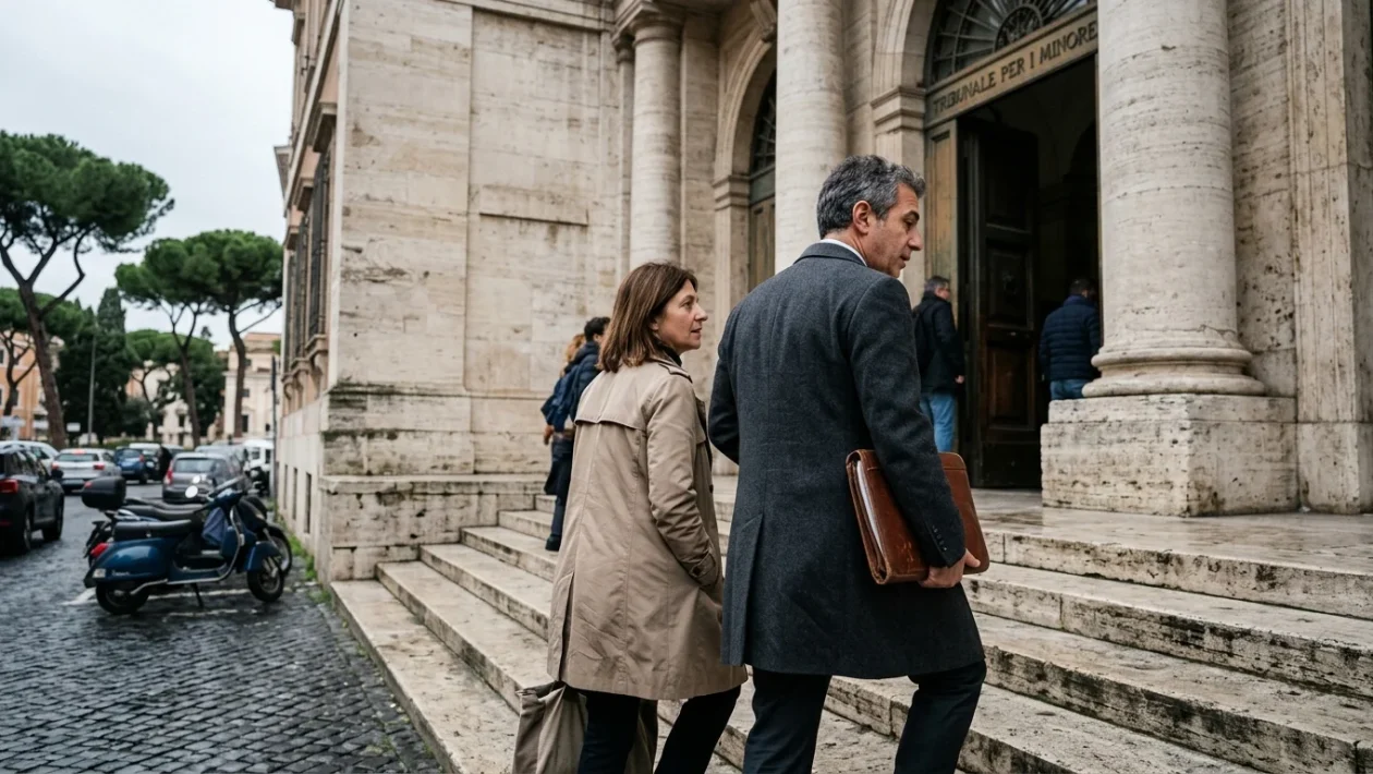 Aula giudiziaria del Tribunale per i Minorenni
