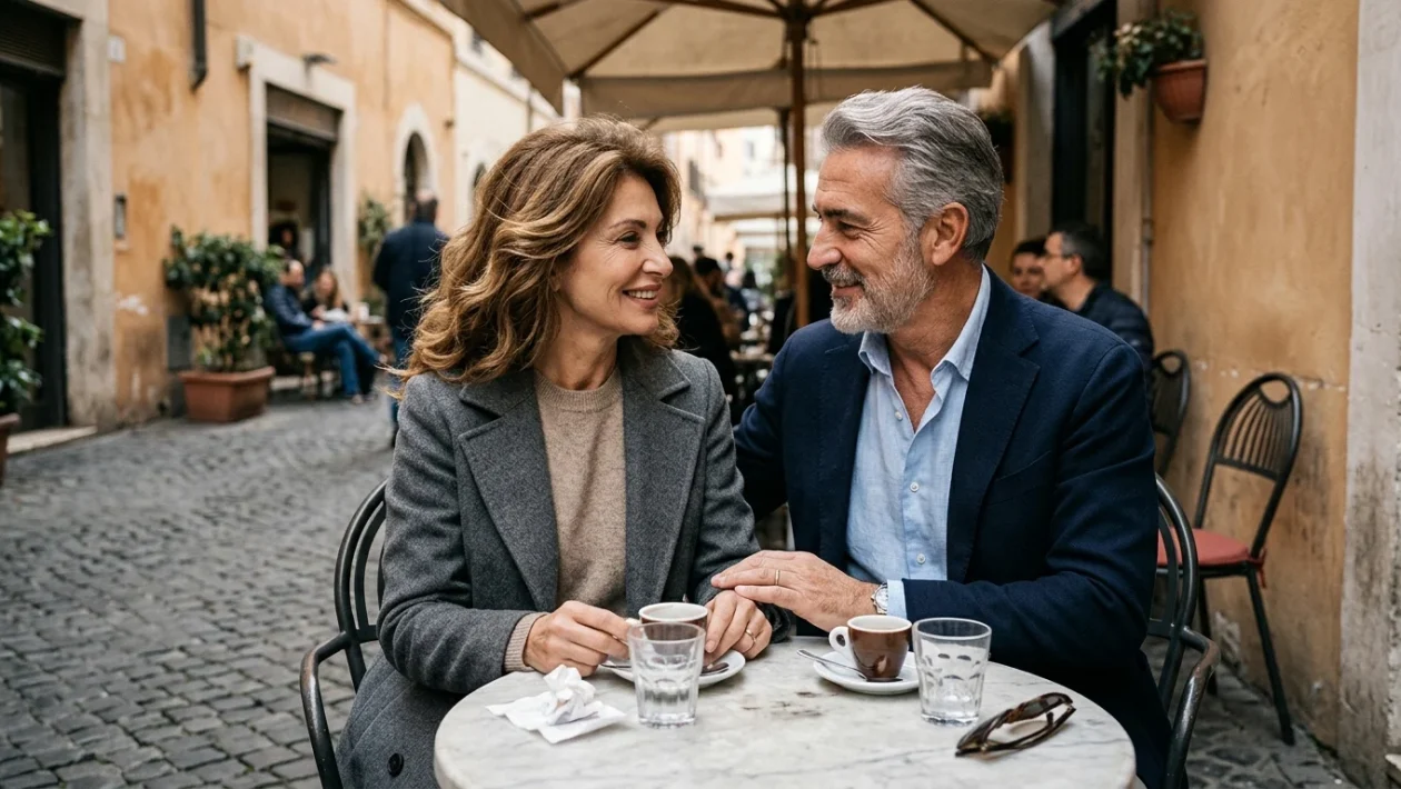 Alba Parietti sorridente durante un evento pubblico