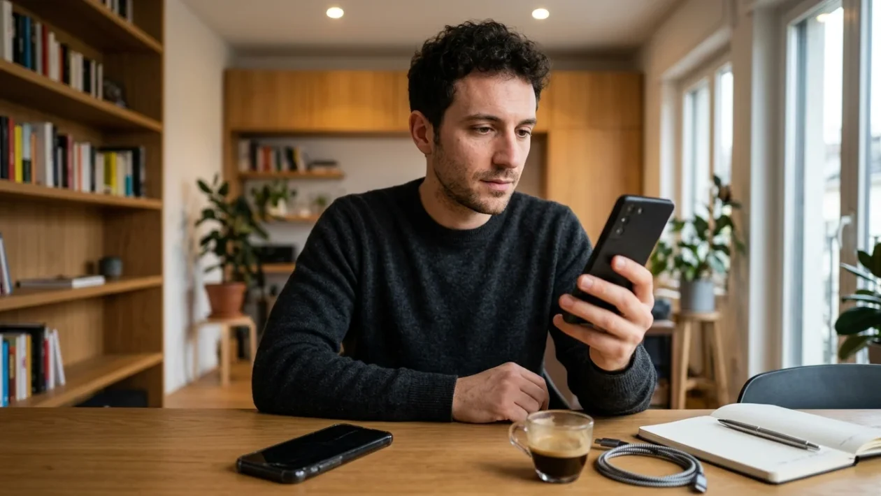 Interfaccia di sistema operativo iOS 27 visualizzata sullo schermo di uno smartphone con icone grafiche