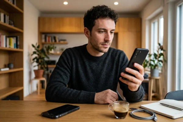 Interfaccia di sistema operativo iOS 27 visualizzata sullo schermo di uno smartphone con icone grafiche