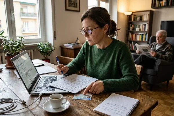 Schermata di compilazione digitale sul portale INPS per la comunicazione di assunzione lavoro domestico