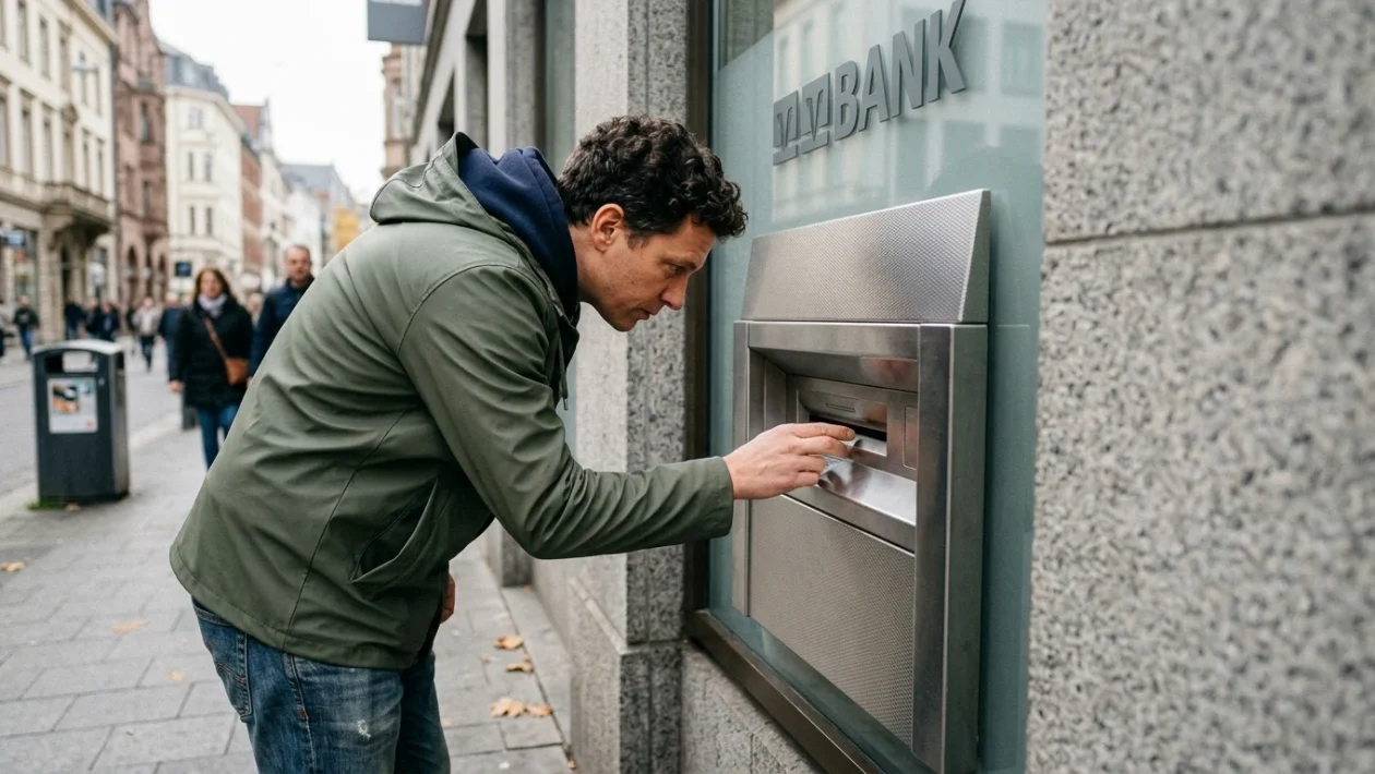 Sportello bancomat per il prelievo di denaro contante