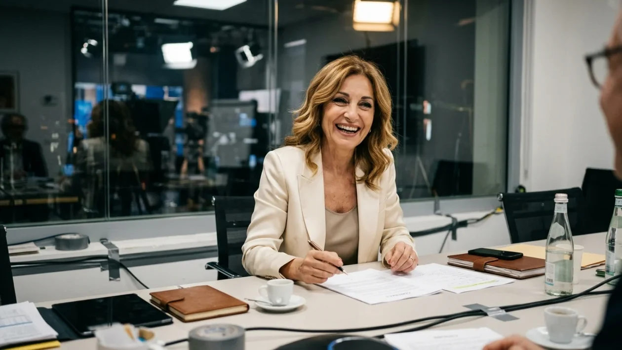 Barbara D'Urso pronta per il debutto televisivo nel programma di Rai 1 Ballando con le Stelle