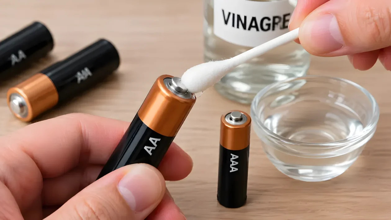 Batterie AA e AAA scariche all'improvviso: il rimedio dell'aceto per ripristinare i contatti