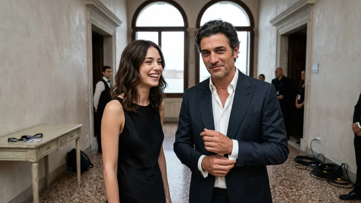 Benedetta Porcaroli e Riccardo Scamarcio insieme sul red carpet alla Mostra del Cinema di Venezia