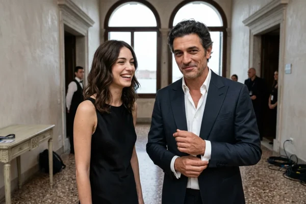 Benedetta Porcaroli e Riccardo Scamarcio insieme sul red carpet alla Mostra del Cinema di Venezia