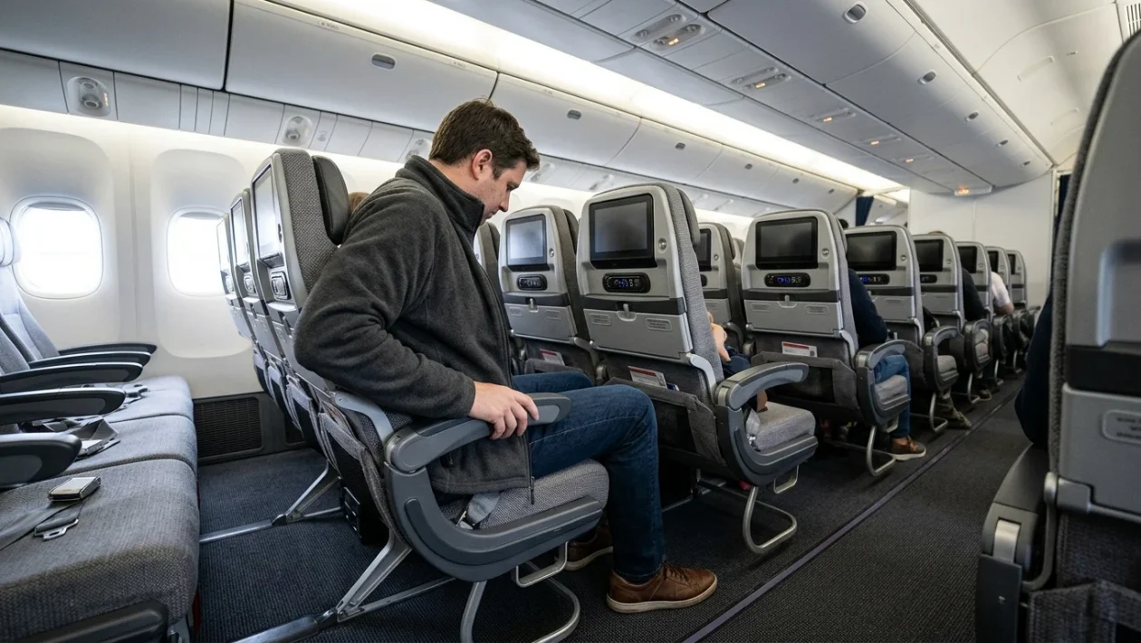 Cabina passeggeri e disposizione dei sedili a bordo di un aereo Boeing 777-300ER