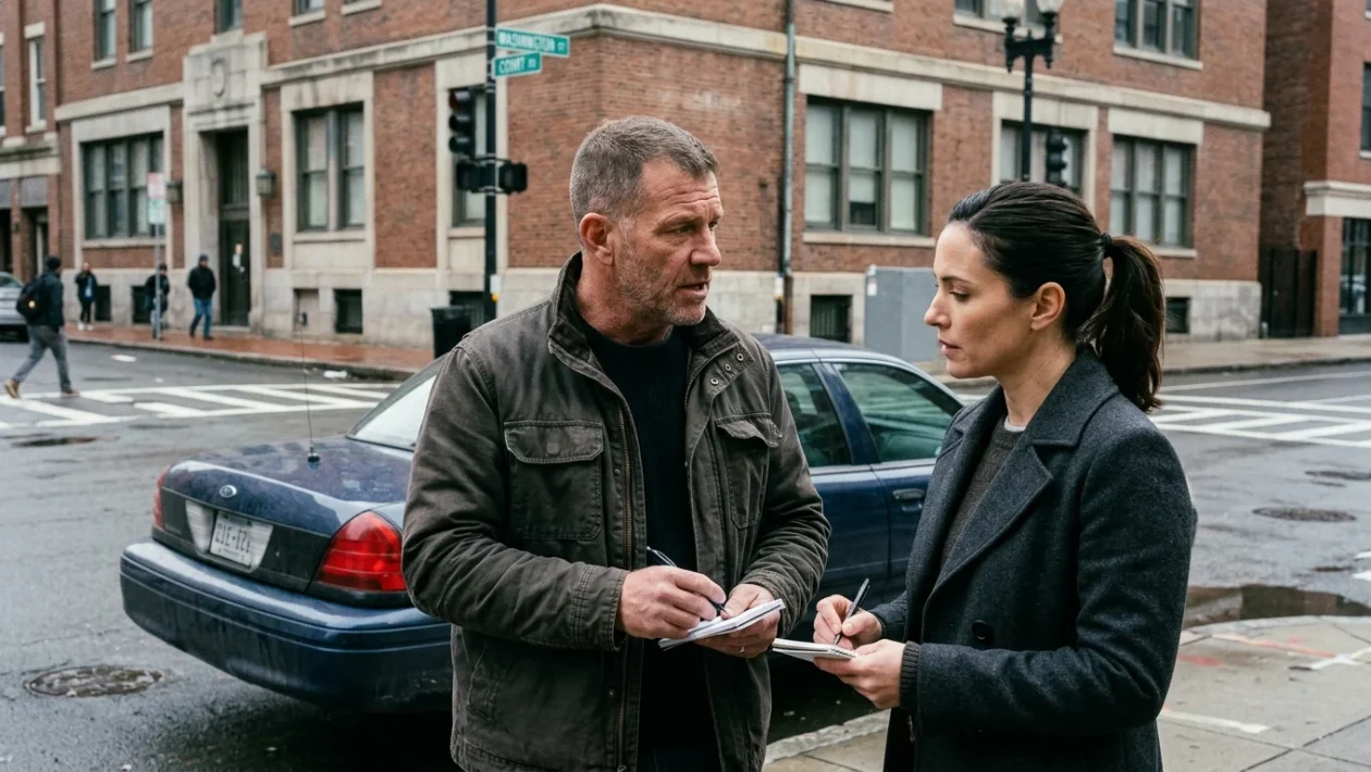 Donnie Wahlberg nel ruolo del detective Danny Reagan nella serie Boston Blue