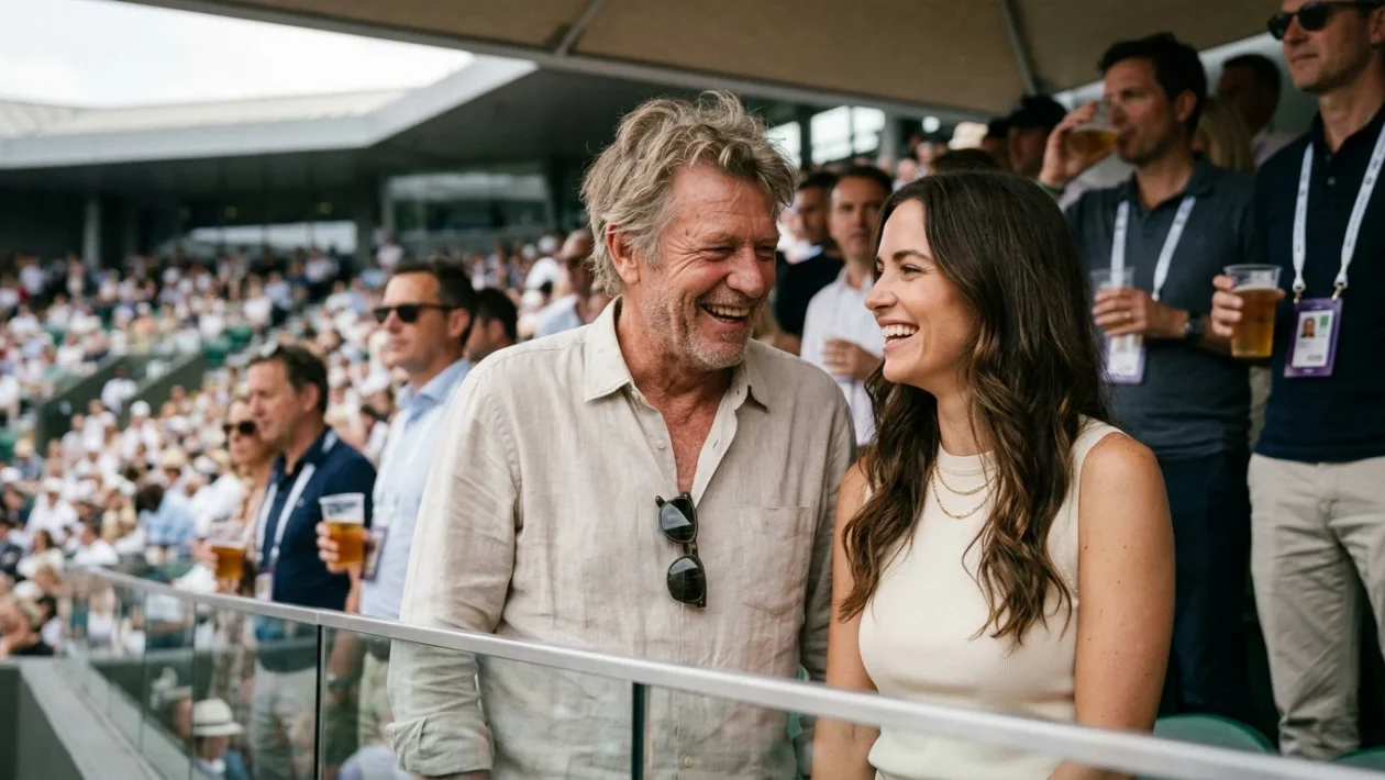 Brad Pitt e la compagna Ines de Ramon a un evento pubblico internazionale