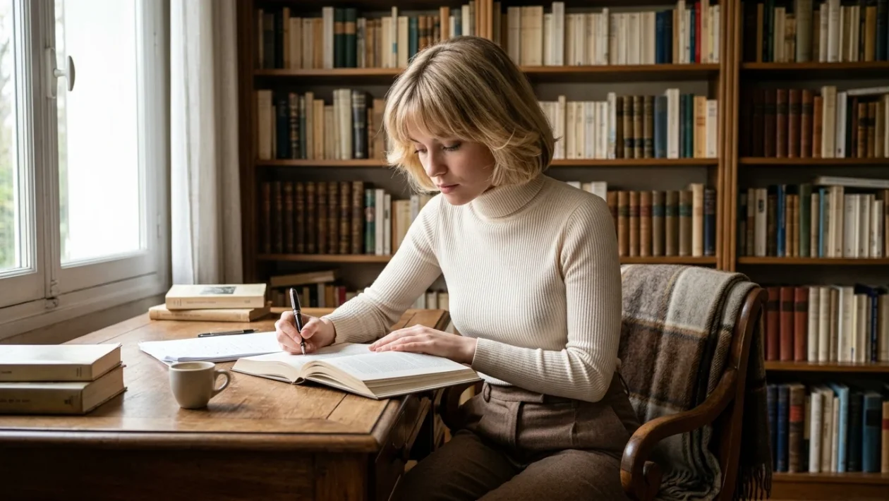 Ritratto storico di Brigitte Macron durante gli anni giovanili prima dell'ingresso all'Eliseo