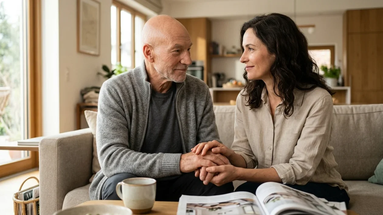 Bruce Willis e la moglie Emma Heming durante un evento pubblico