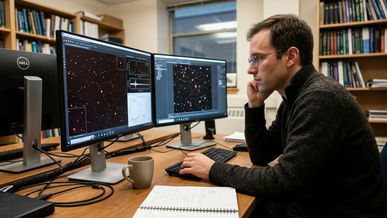 Rappresentazione concettuale di un buco nero primordiale nell'Universo delle origini