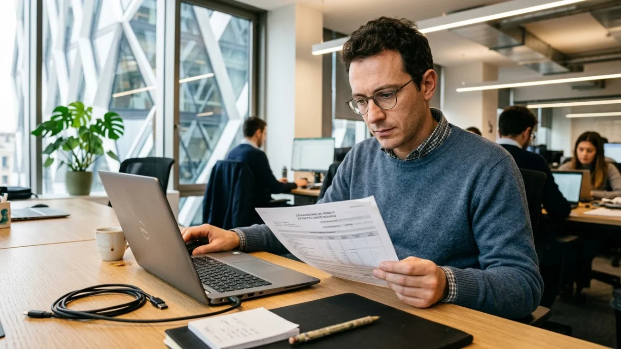 Documento di busta paga categorie protette con calcolo dello stipendio netto