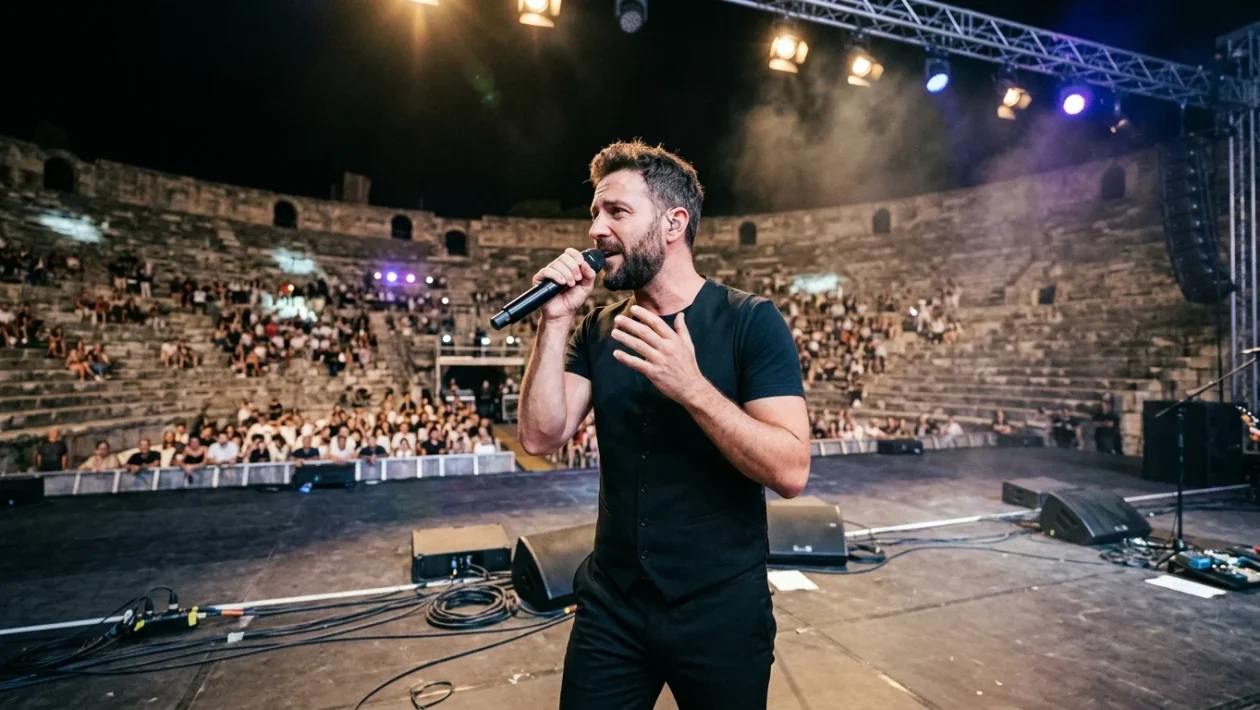 Palco dell'Arena di Verona durante i BYD Music Awards