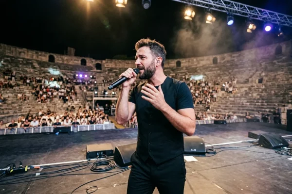 Palco dell'Arena di Verona durante i BYD Music Awards