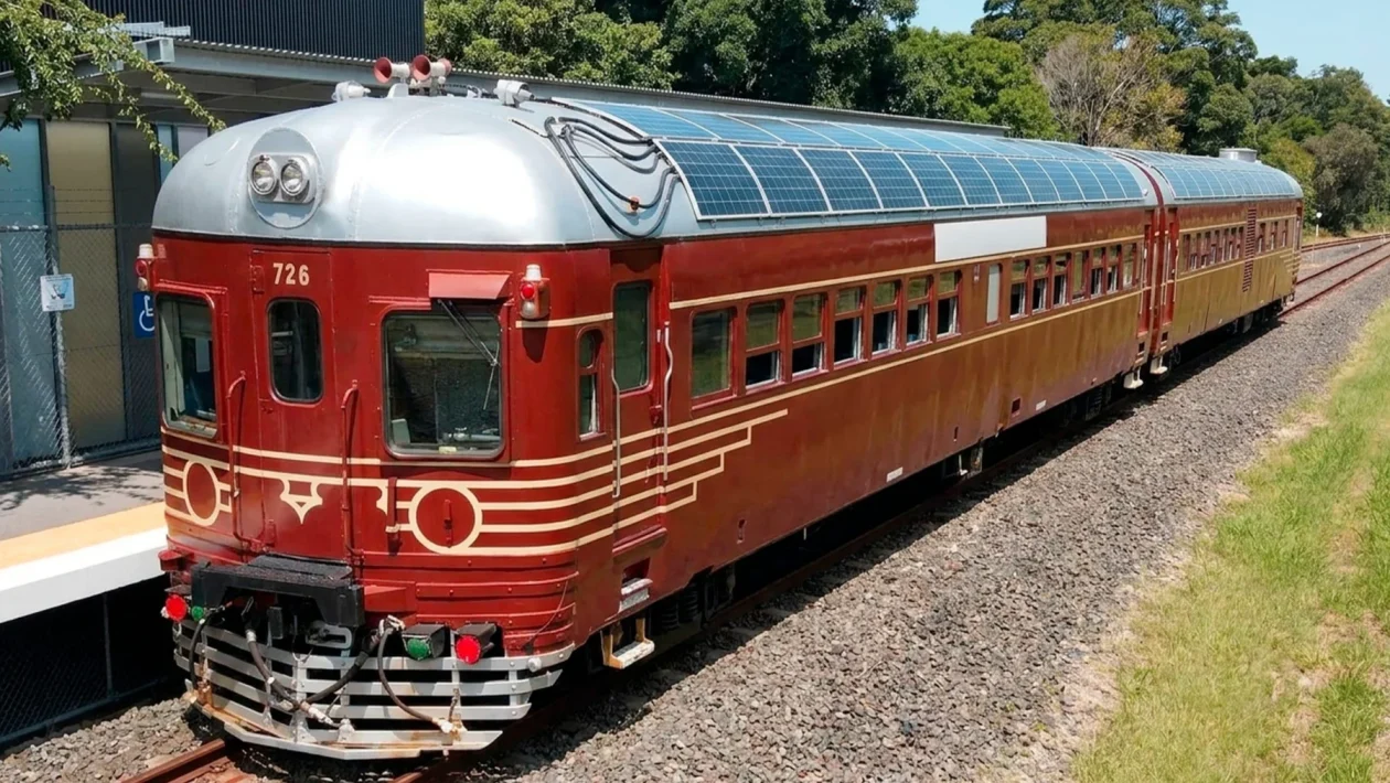 Byron Bay Train: il convoglio del 1949 convertito a energia solare che copre 3 km in 10 minuti