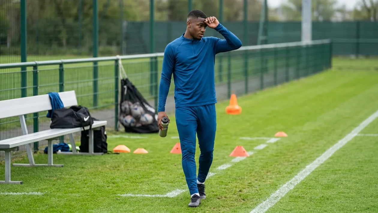 Mohamed Ali Zoma con la divisa da gioco del club