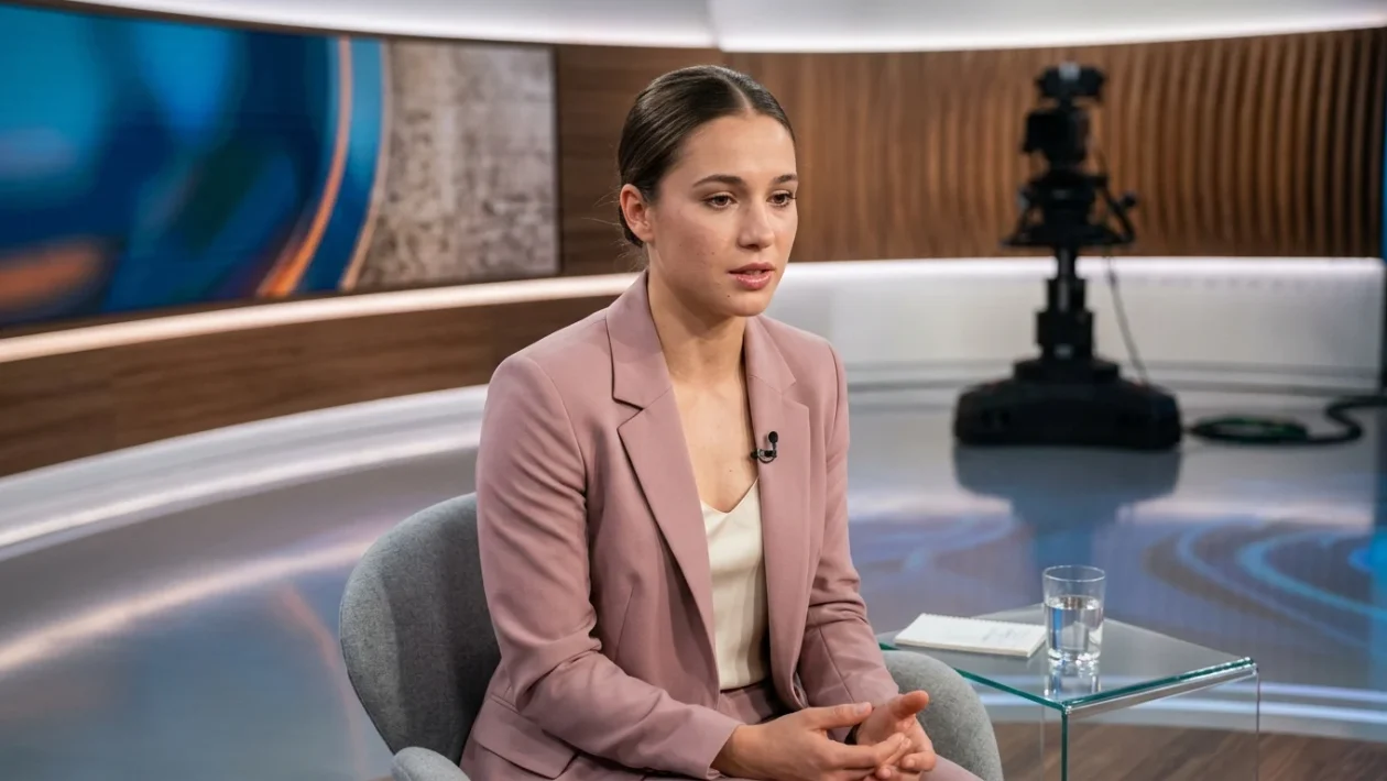 Chiara Pellacani ospite del programma Verissimo su Canale 5