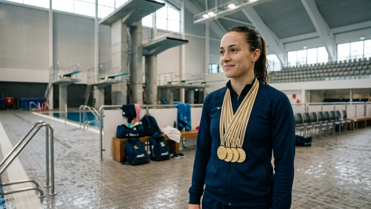 Chiara Pellacani tuffatrice della nazionale italiana