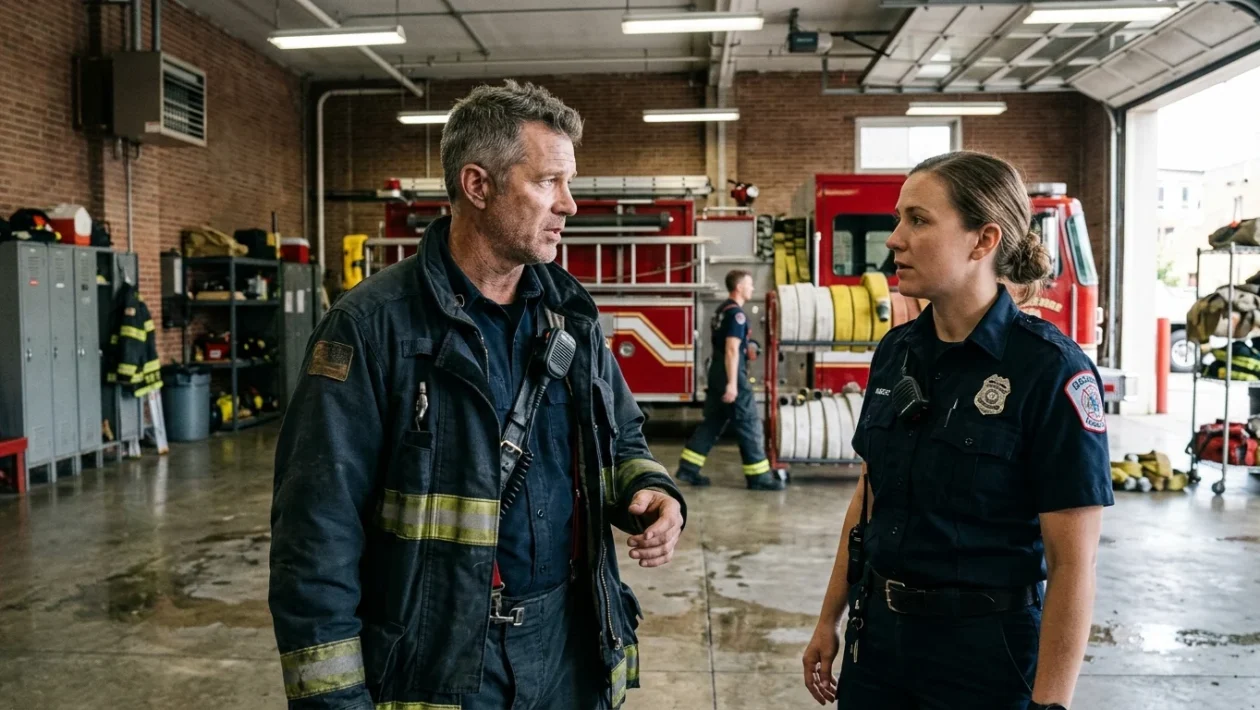 Caserma dei vigili del fuoco sul set della serie televisiva Chicago Fire