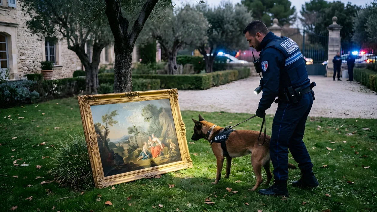 Opere d'arte di Pierre-Auguste Renoir esposte all'interno di un museo