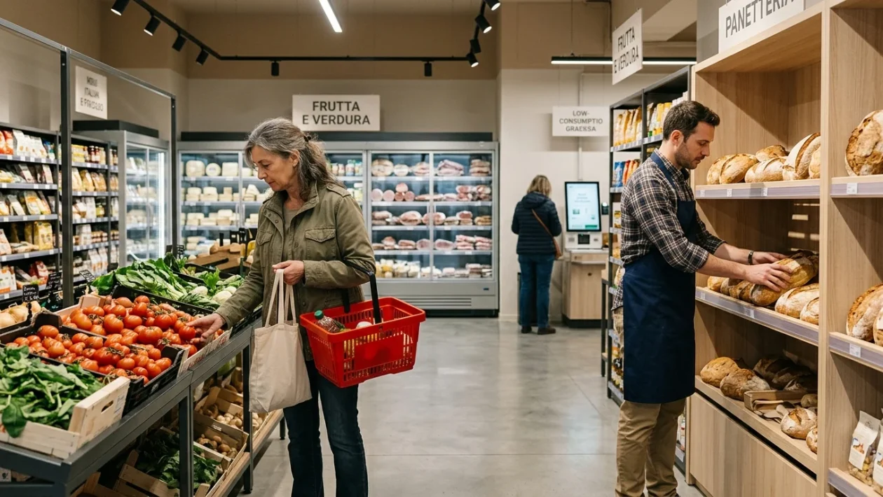 I dipendenti del Conad City di via Oberdan a Bologna