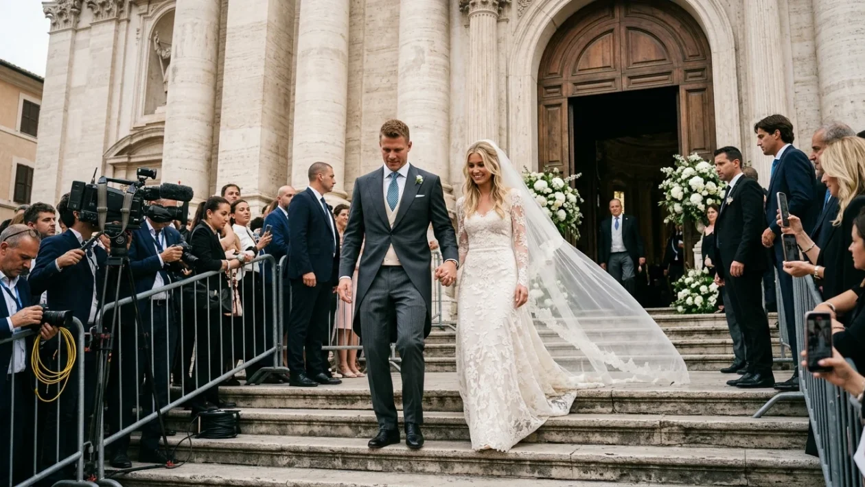 Celebrazione del matrimonio tra Francesco Totti e Ilary Blasi