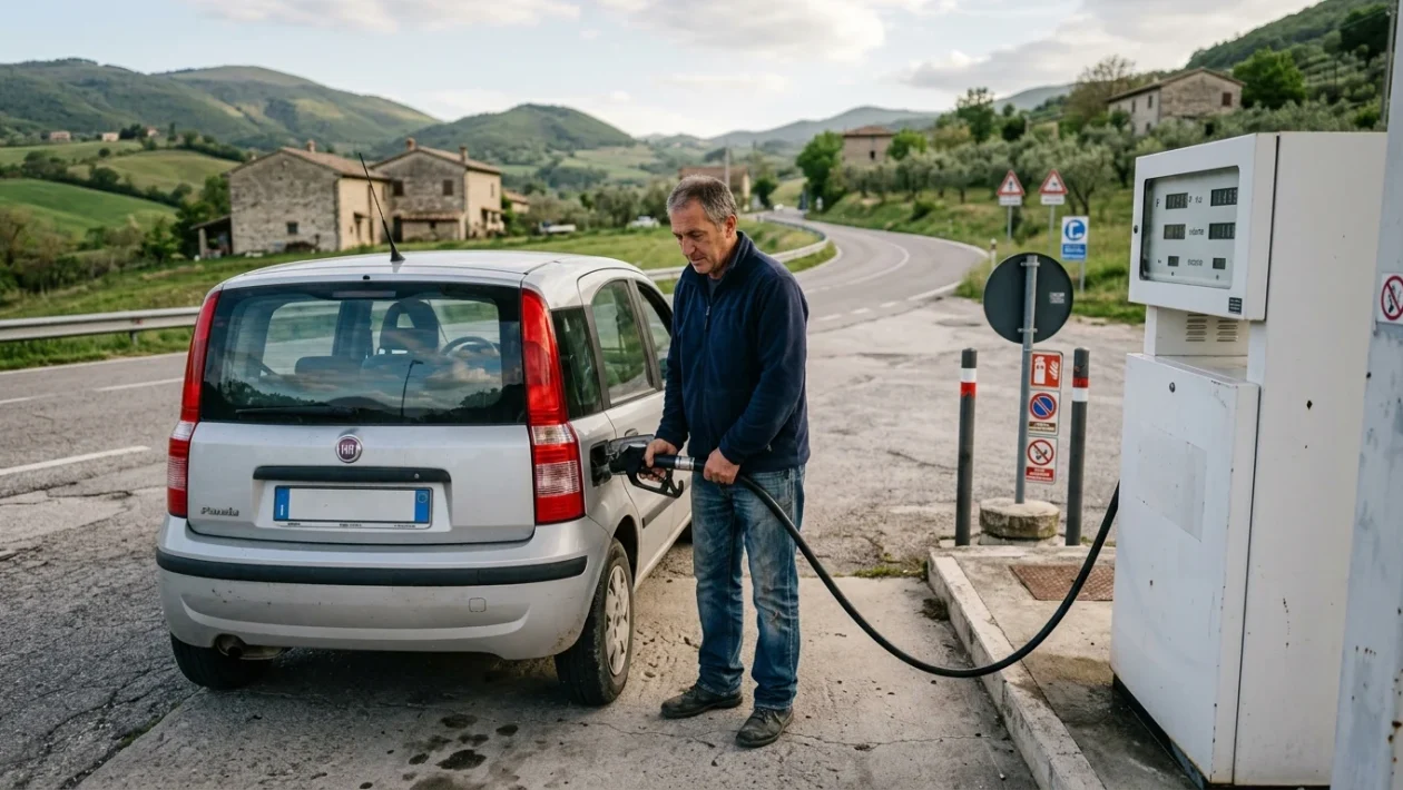 Prezzi di diesel e benzina al distributore di Force