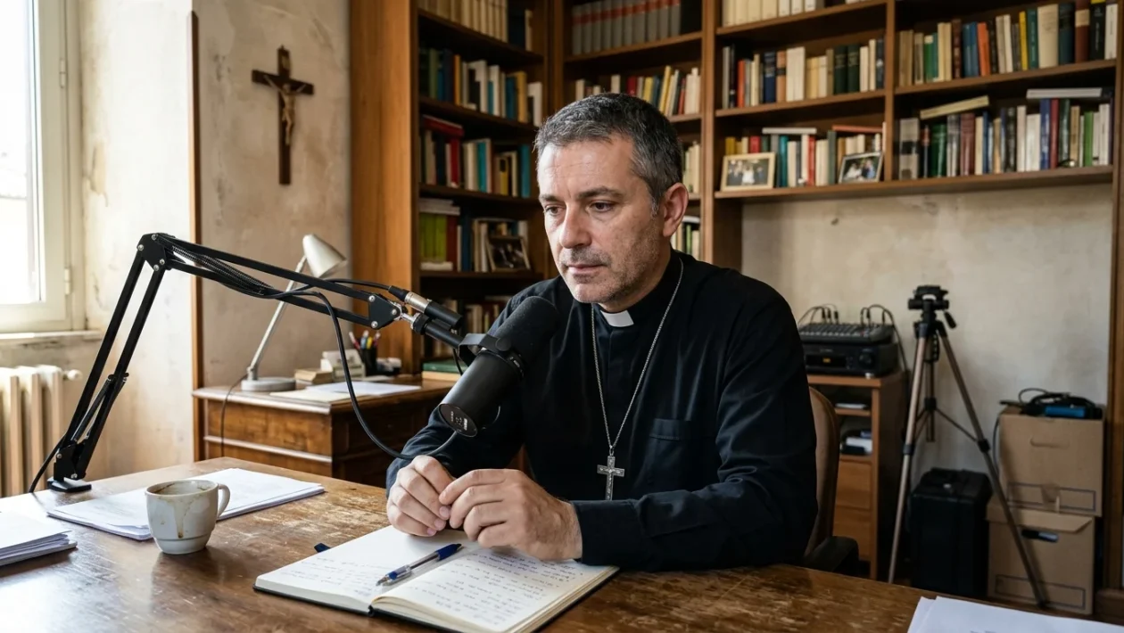 Rappresentazione simbolica del diritto canonico e del ministero sacerdotale cattolico