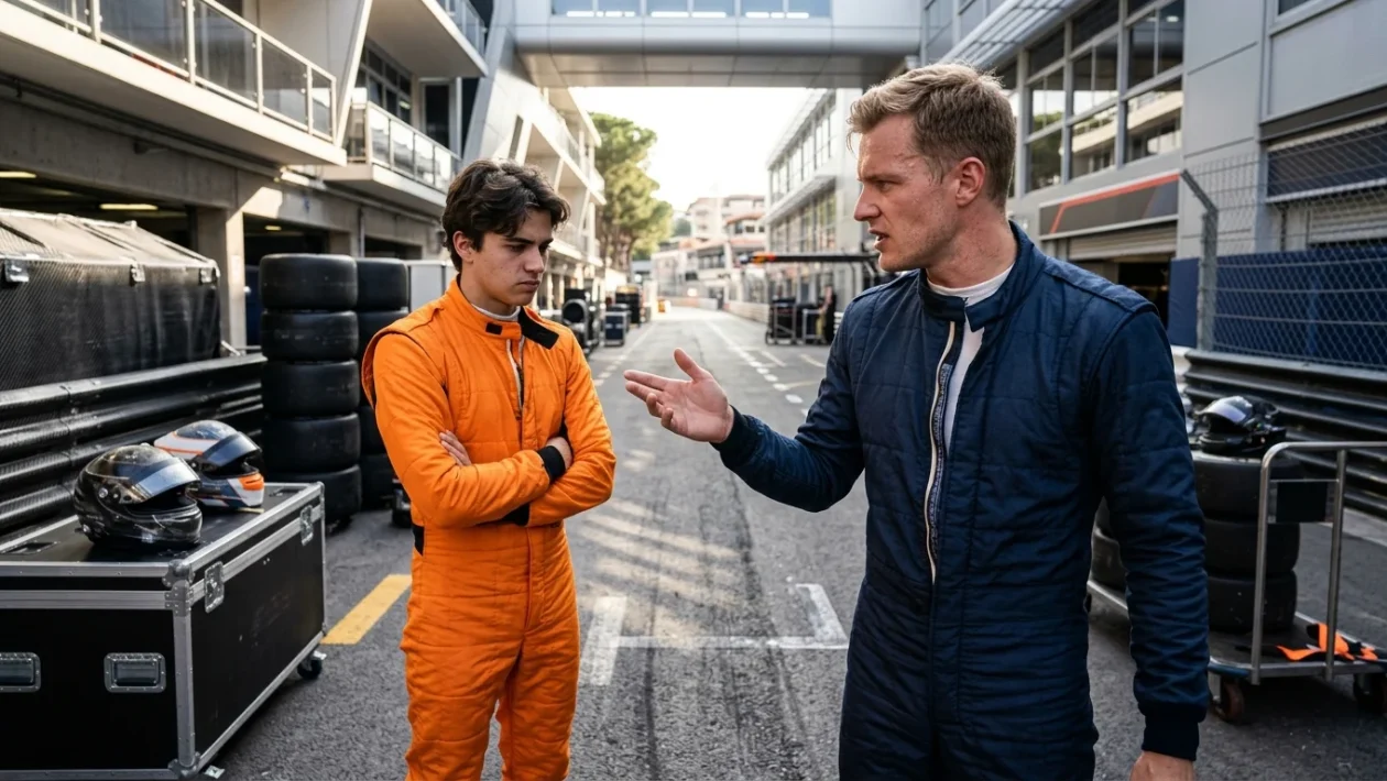 Monoposto di Formula 1 in pista durante il Gran Premio di Spagna a Madrid