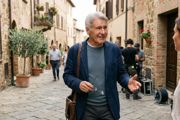 Dustin Hoffman sorridente durante un evento cinematografico