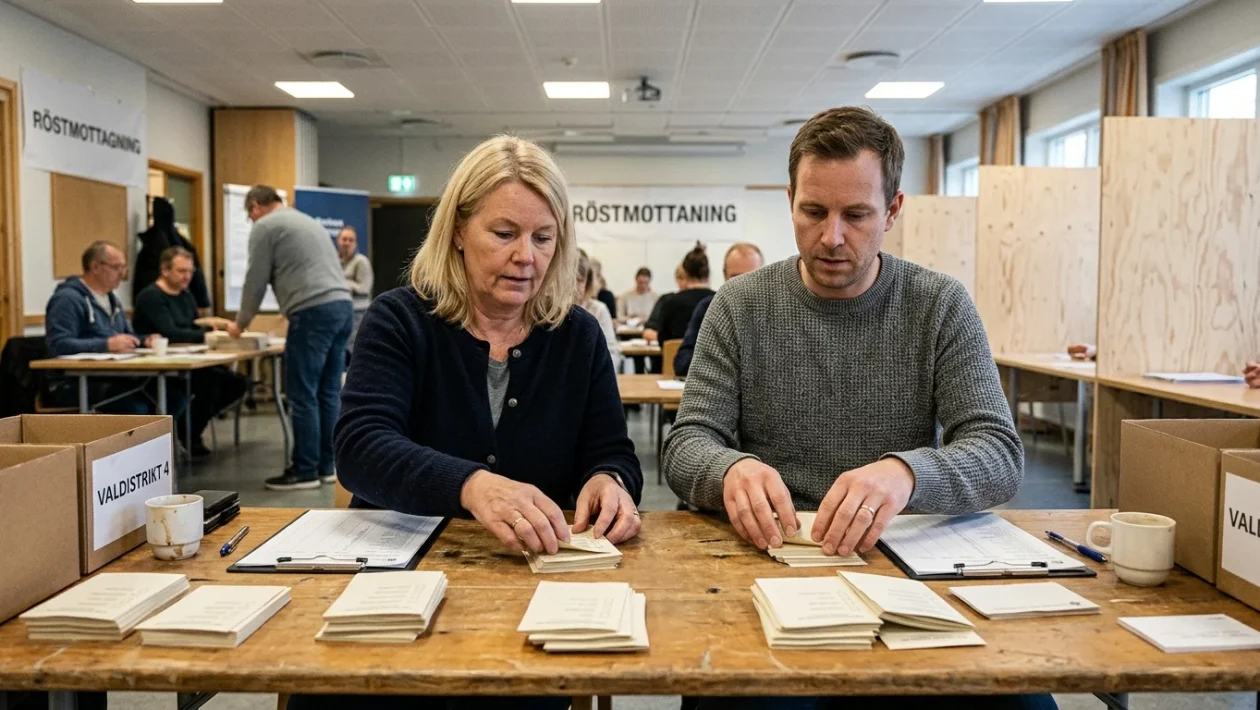 Elezioni in Svezia e spoglio elettorale per il parlamento