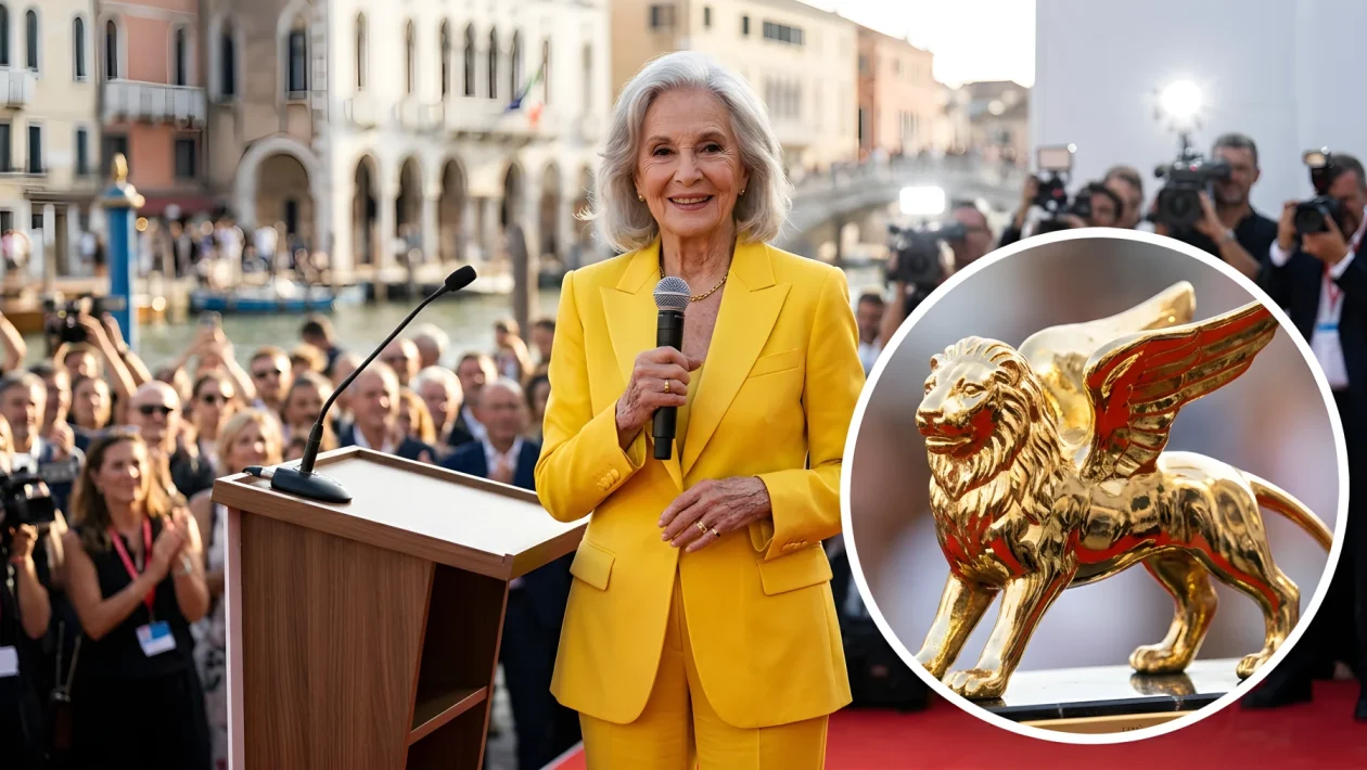 Ellen Burstyn riceve il Leone d'Oro alla carriera al Festival di Venezia
