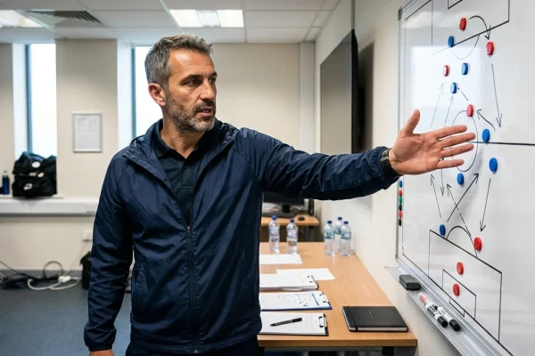 L'allenatore del Catania Emilio Longo durante una gara di campionato
