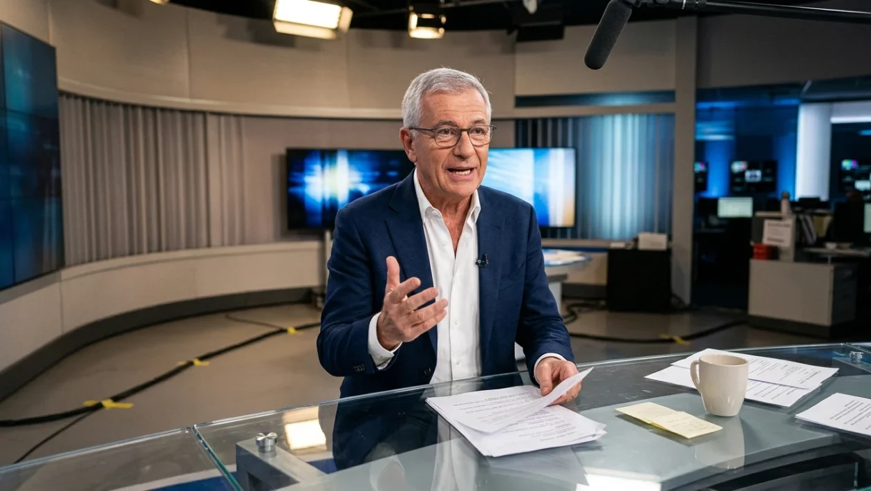 Il giornalista e conduttore televisivo Enrico Mentana