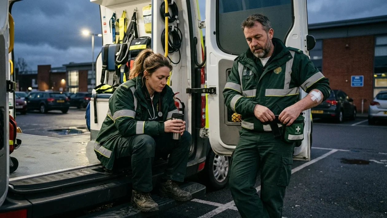 Ambulanza del personale sanitario del servizio di emergenza 118
