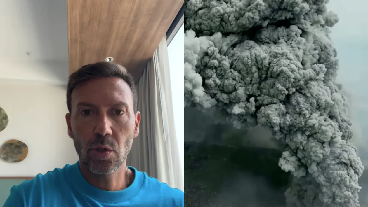 Eruzione del Krakatoa, 250.000 passeggeri bloccati a Giacarta: fermo anche il chirurgo Adriano Santorelli con la famiglia