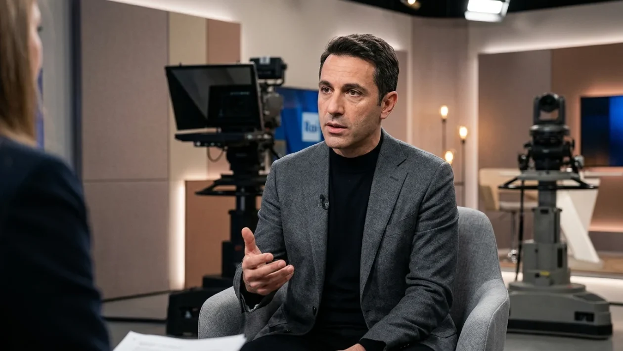 Fabio Maria Damato nello studio di Verissimo su Canale 5